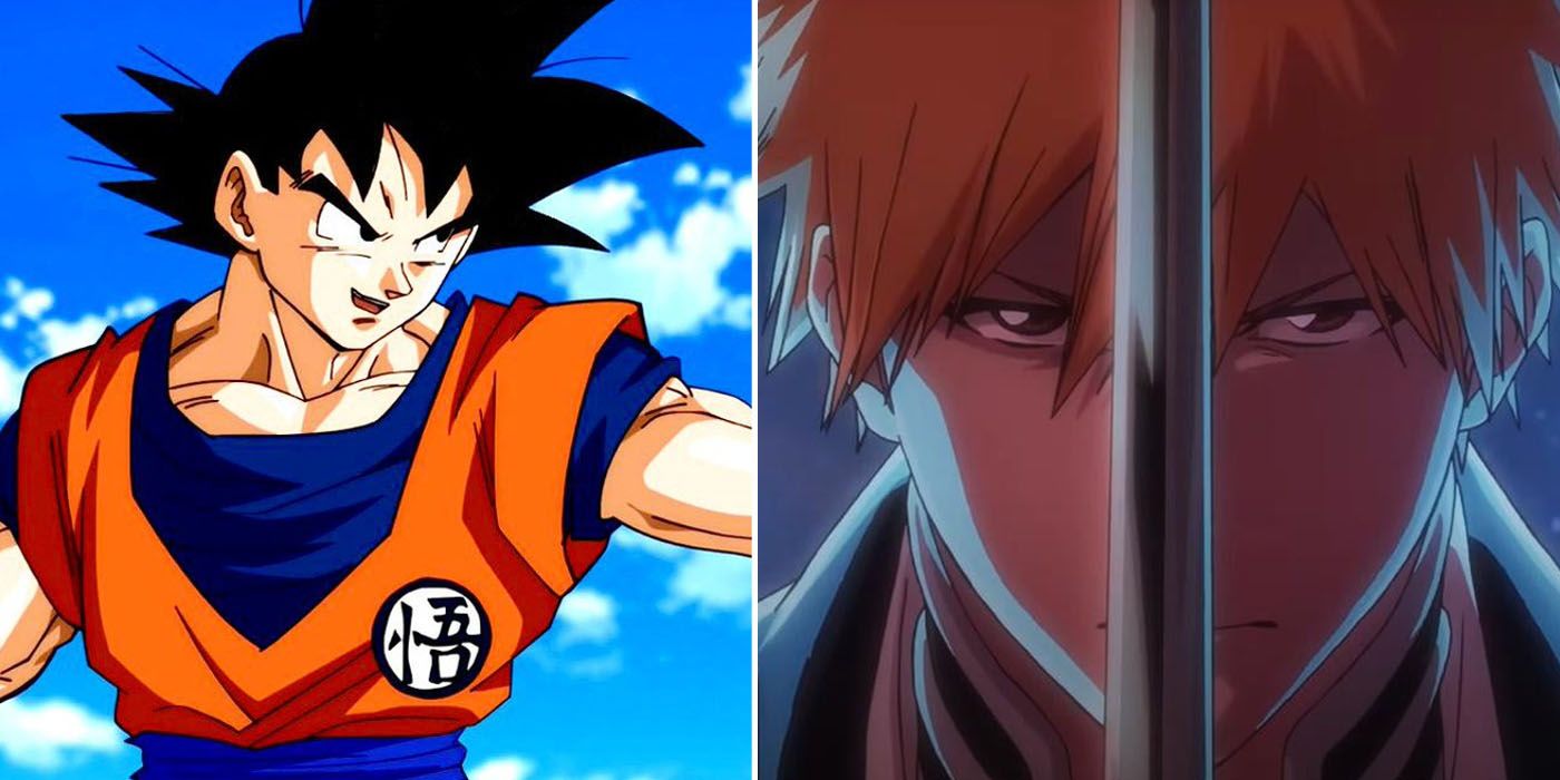 Son Goku In Dragon Ball Z And Ichigo Kurosaki In Bleach