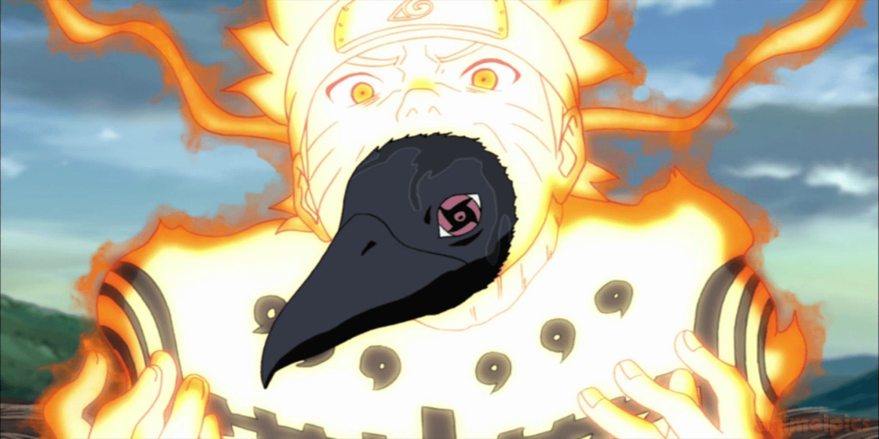 itachis-crow-coming-out-of-naruto
