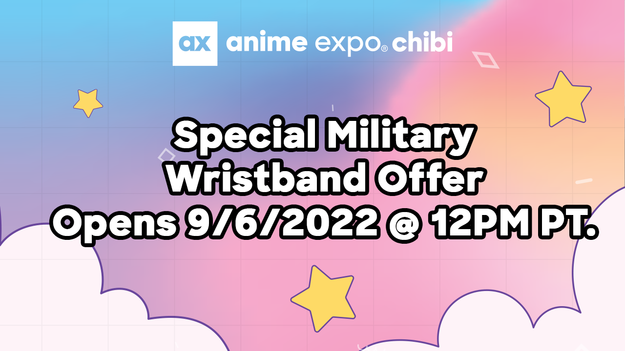 Special Military Wristband Offer for anime expo chibi